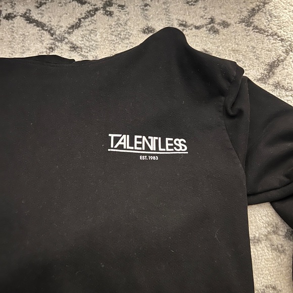 Size small black talentless hoodie - Picture 3 of 4